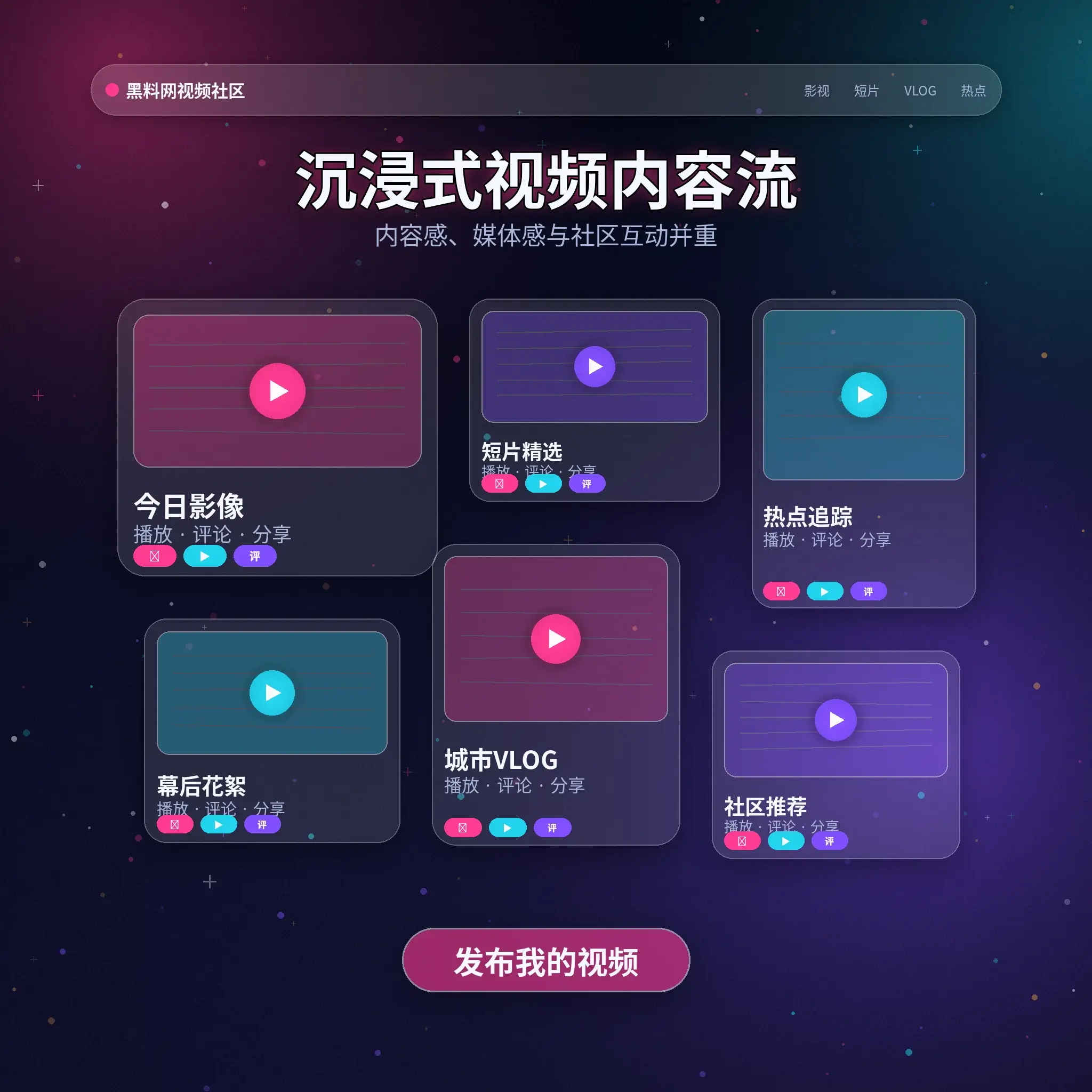黑料网影像动态与短视频内容展示